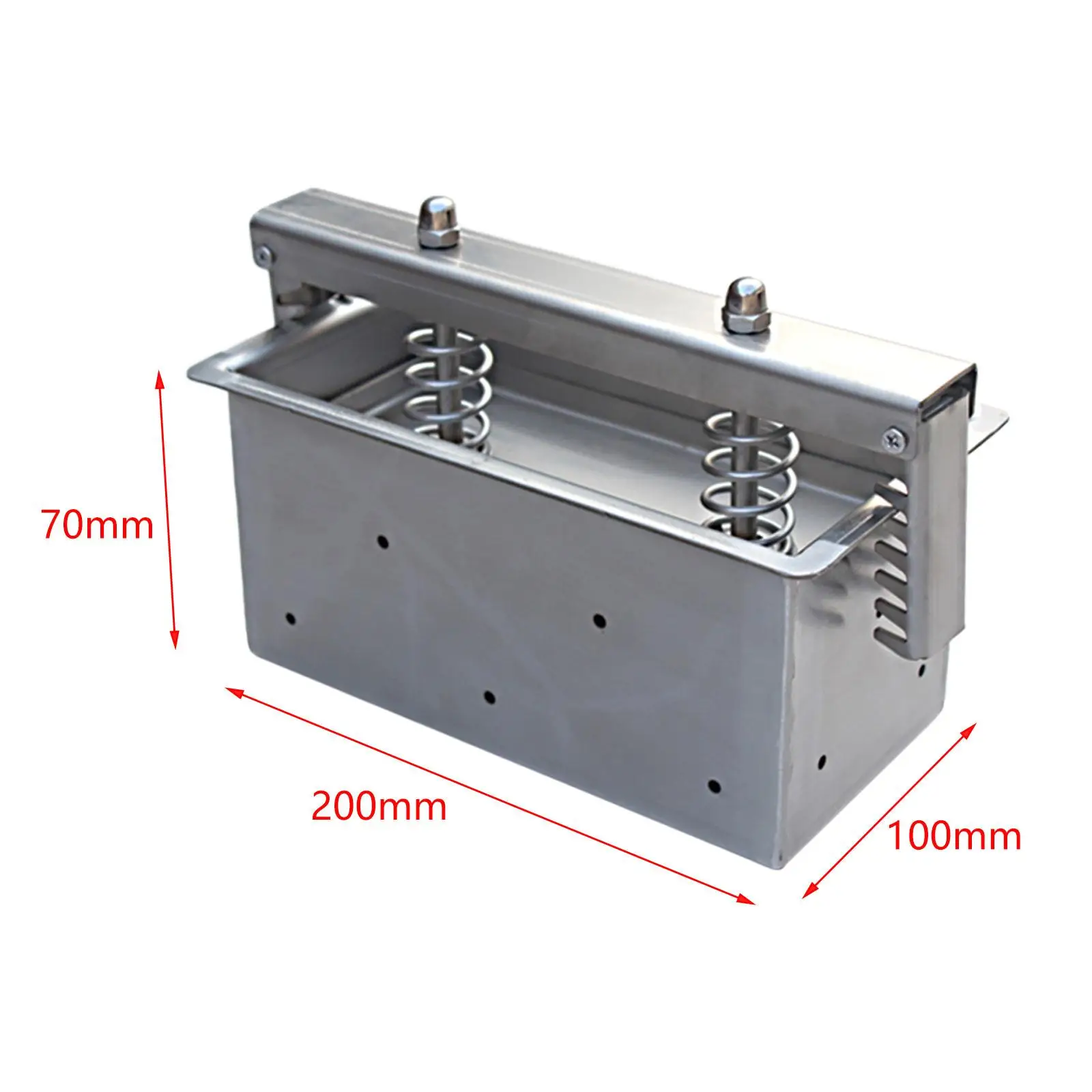 Meats Press Tool Rectangle Cooked Meat Frozen Lunch Meats Maker Ham Meat Pressing Tool Box Press Tool for Cooking Tool Beef