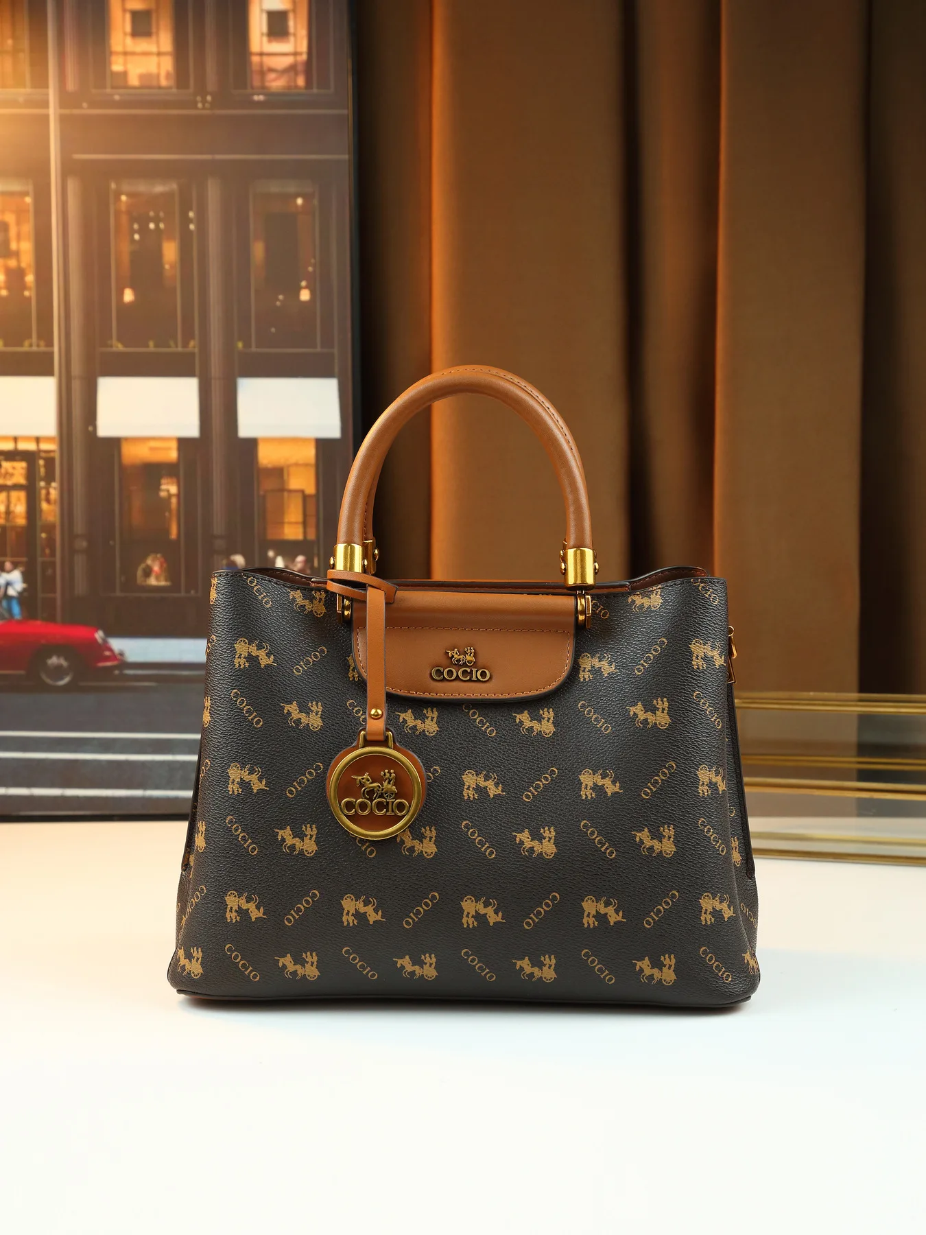 

Classic Diaper Bag Elegant Leather Square Satchels Original Retro Handbag For Ladies Commuter Business Vintage