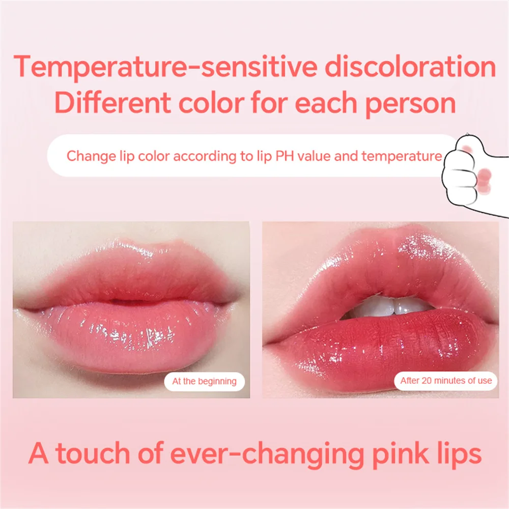 Color-changing lipstick, lip balm, moisturizing, moisturizing, anti-drying, discoloration when exposed to heat