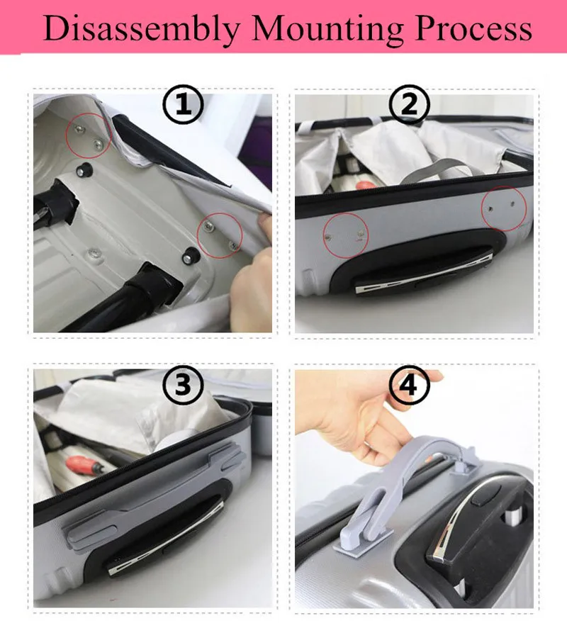 Replacement Suitcase Luggage Handle Travel Suitcase Luggage Case Handle Strap Carrying Handle Grip Strap Spare Box Bag Parts