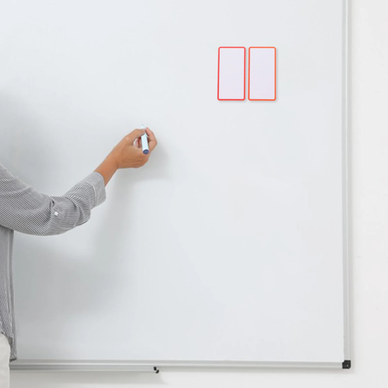 48 Pcs Dry Erase Label Magnetic Stickers Chalk Labels for Containers Whiteboard