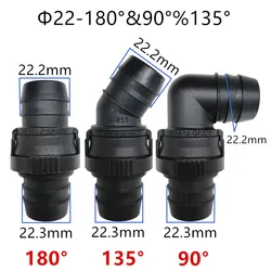 22mm  plastic female connector auto fuel line quick connector plastic connector female fittings 1set
