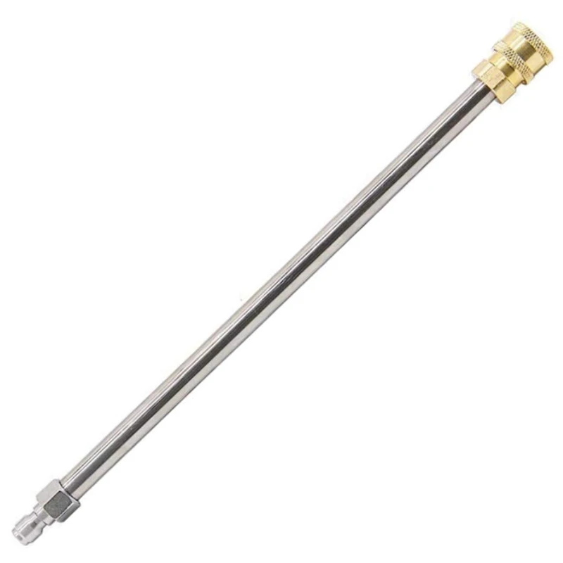 

3X Pressure Washer Extension Rod 17-Inch Stainless Steel 1/4 Inch Quick-Connect Electric Washer Nozzle