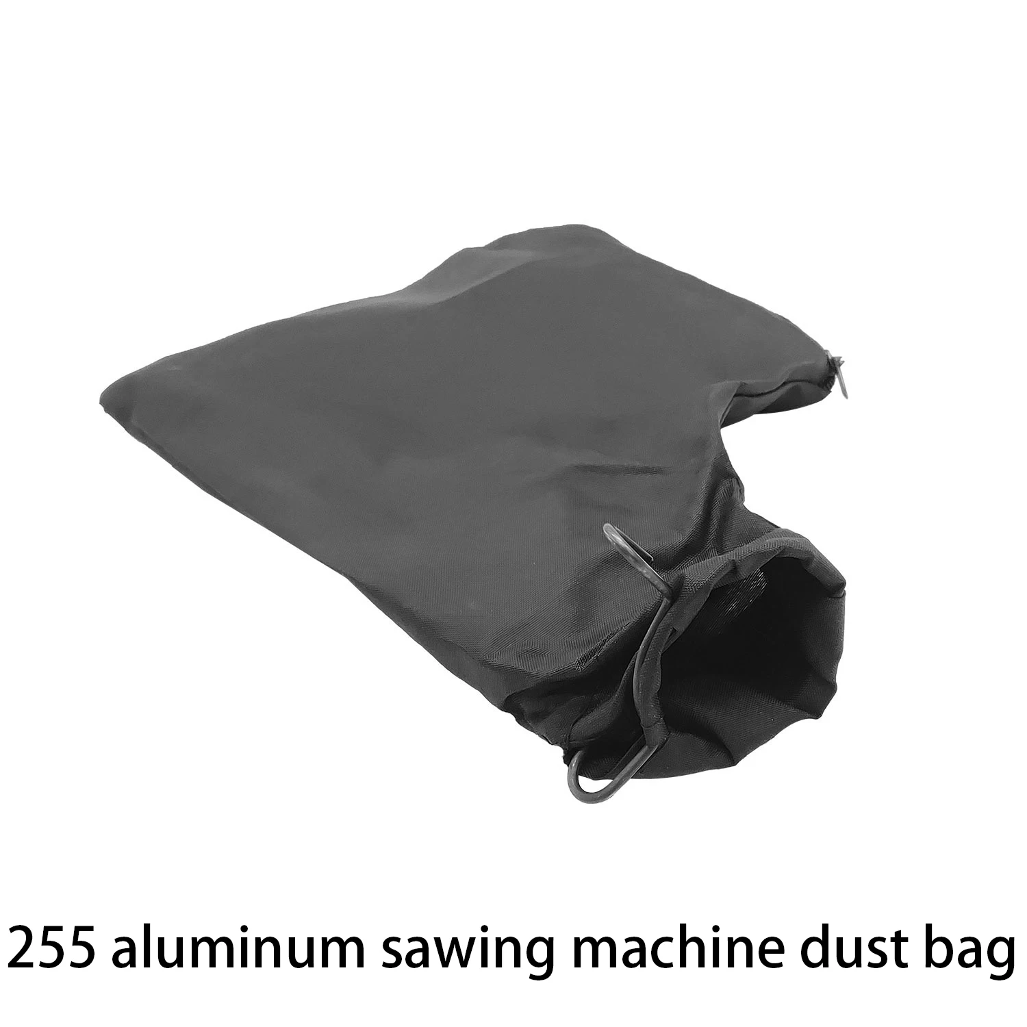 Bolsa de pó para Serra de Esquadria Bolsa Coletor de pó Preto com Zíper e Suporte de Fio para Serra de Esquadria Modelo 255 Peça
