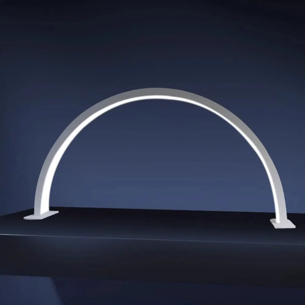 ضوء نصف قمر لمصباح مكتب الأظافر، ضوء ملء لتجميل وشم الأظافر والحواجب #3