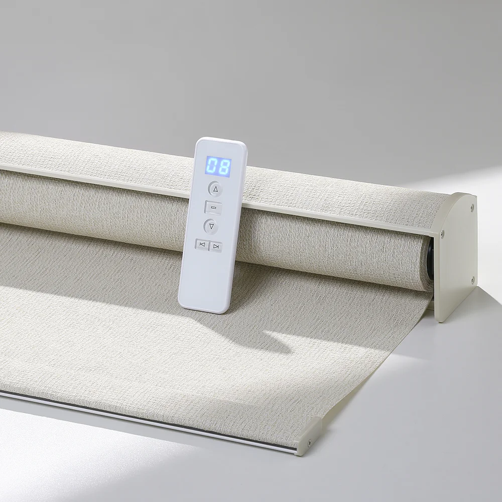 Remote Control Motorized Blinds Wifi Window Roller Blind Electric Smart Curtain Day and Night Roller Blind