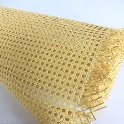 Rollo de correas de mimbre de plástico PE, hoja de mimbre de caña ancha de 40CM/45CM para silla, mesa, Material de reparación de muebles