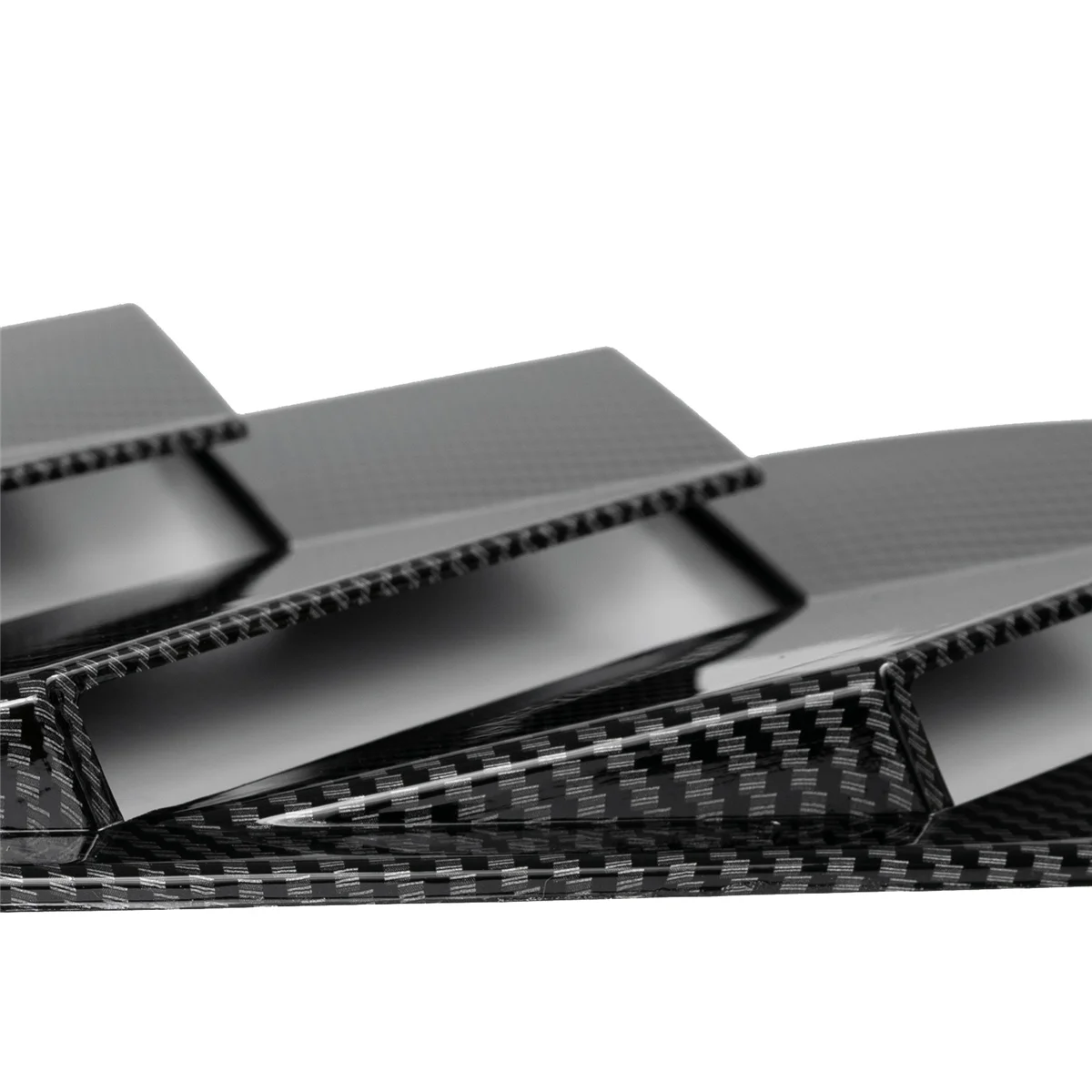 ฝาครอบบานเกล็ดหน้าต่างด้านหลังสีคาร์บอนไฟเบอร์สำหรับ Ford Focus MK3 ST RS hatchback 2012-2018