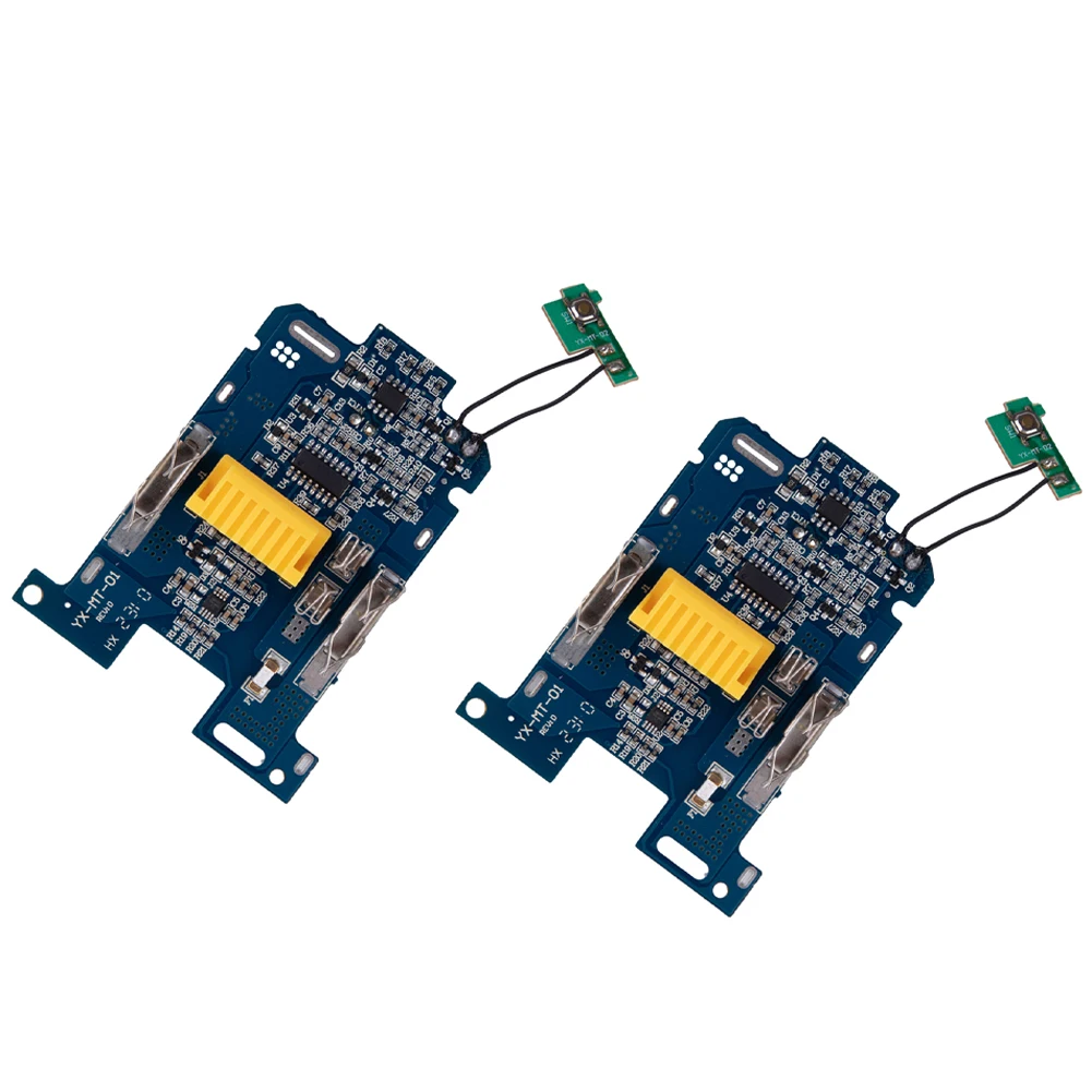 

2 шт. плата защиты от зарядки печатной платы для литий-ионного аккумулятора 18 В BL1830 BL1850 BL1860B встроенное распознавание напряжения с двойной IC