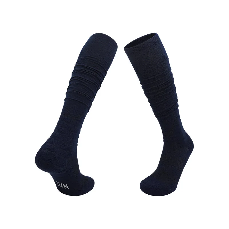 جديد الخريف البيسبول الهوكي الجوارب عدم الانزلاق الرطوبة فتل جوارب الرجبي الطويلة