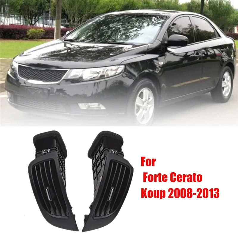 Bocal de ventilação de ar para Kia Forte Cerato Koup 2008-2013, 974401M100WK, console central do traço dianteiro direito, grade da tomada da CA