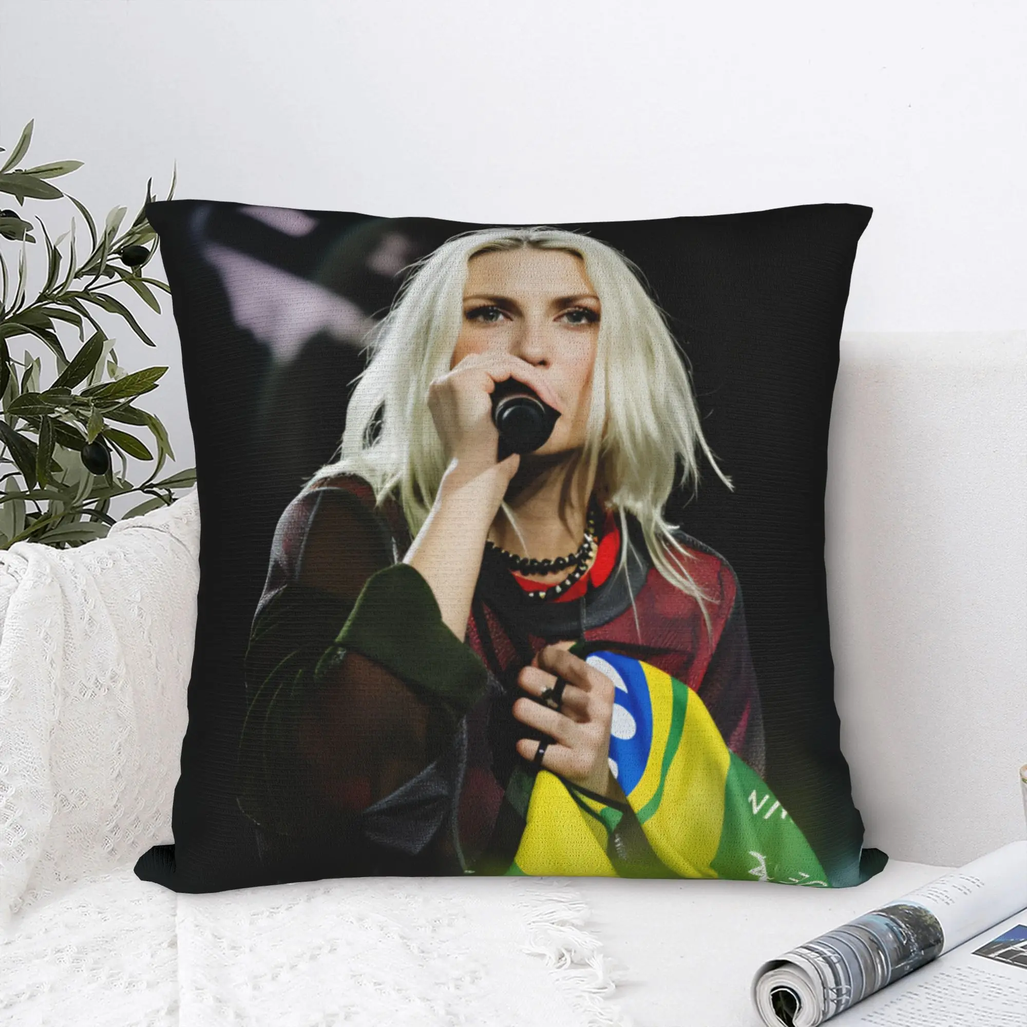 Rock E-Emily A-Armstrong  Pillow Case  Morden Pillow Cover Soft Pillowcases For Sofa Couch Bed Living Room