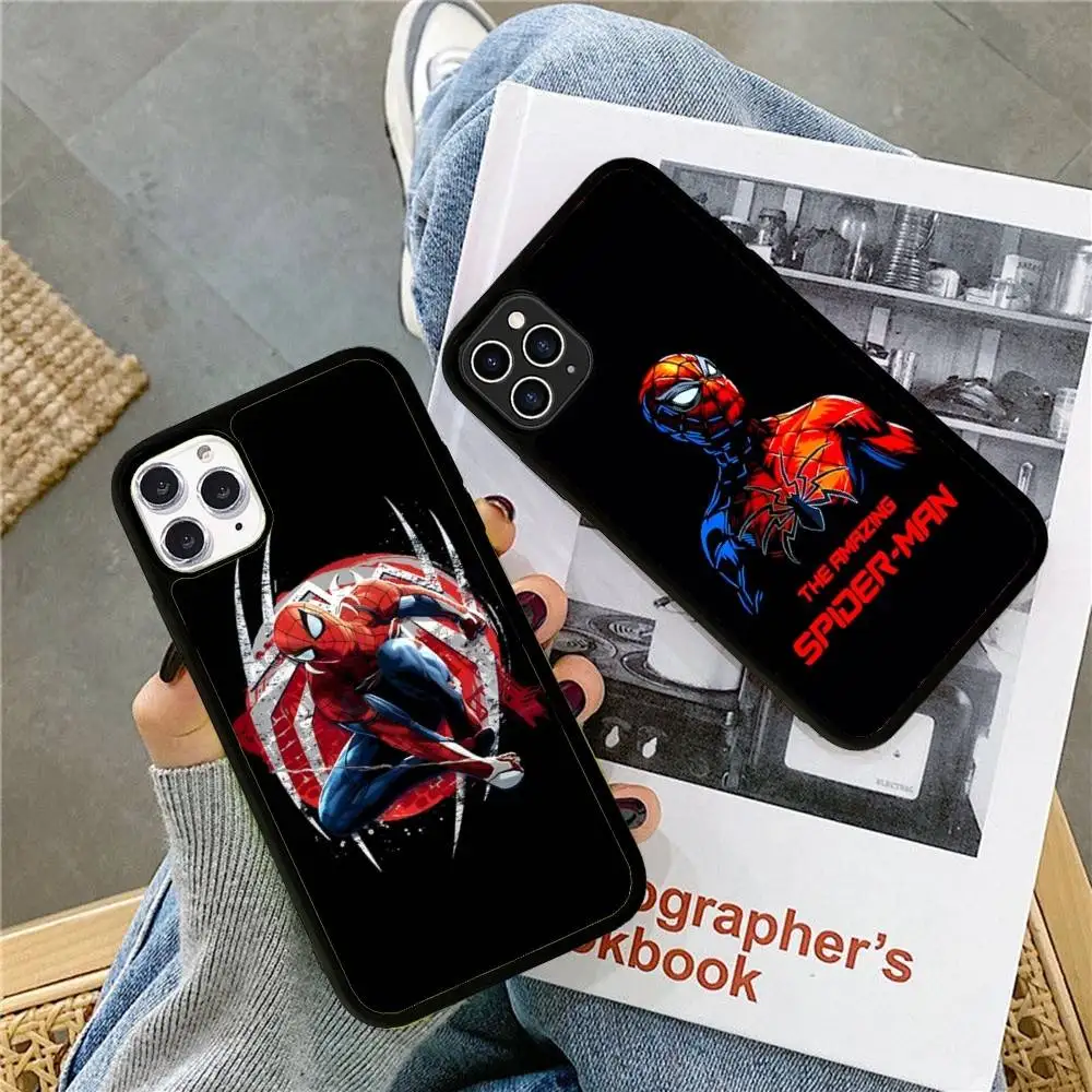 

Cartoon Groot S-Spiderman Phone Case Silicone PC+TPU For For iPhone 11 12 13 14 15 16 Plus Pro Max Cover