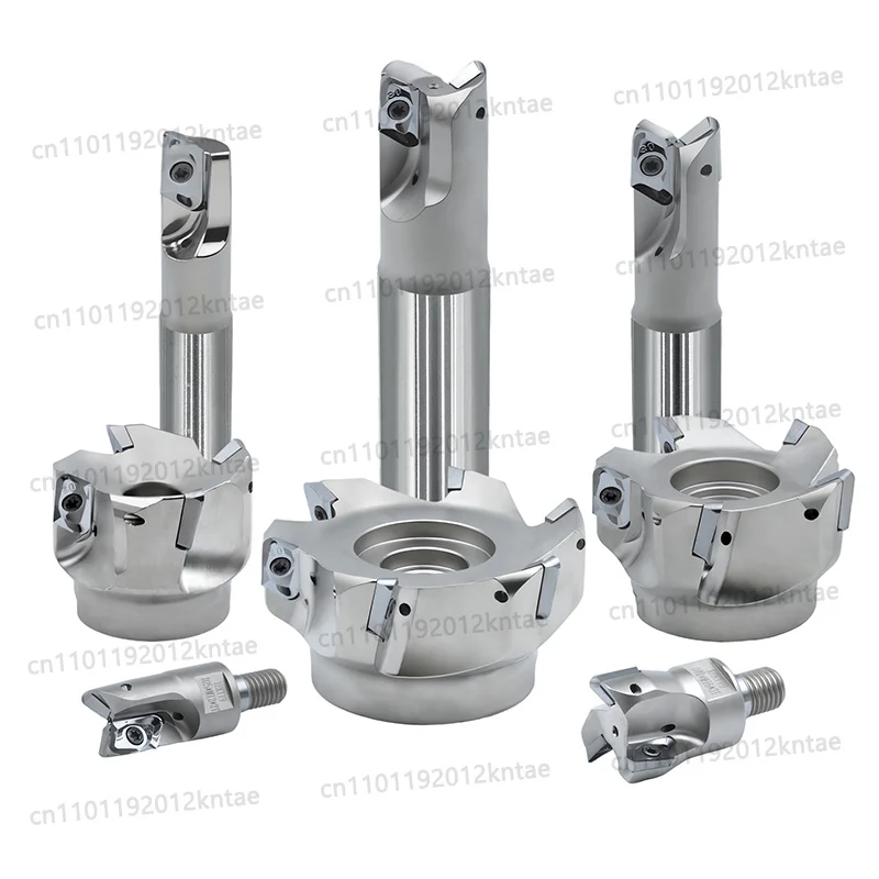 Carbide indexable milling cutter 19-C25-25-150-2T /19-32-M16 for high speed copper-aluminum roughing 19M508FR-MA