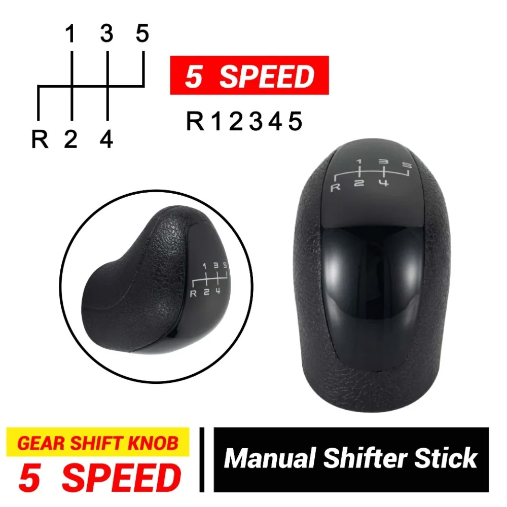 6 Speed Black Manual Gear Shift Knob for Mercedes Benz Vito Viano W639 Sprinter II 906