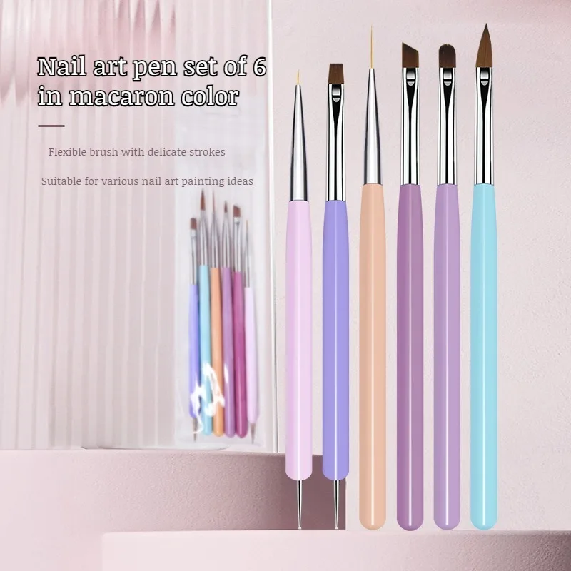 Ensemble de stylos en bois pour nail art, thérapie par la lumière, porte-stylo, point en cristal, diamant, document, stylo