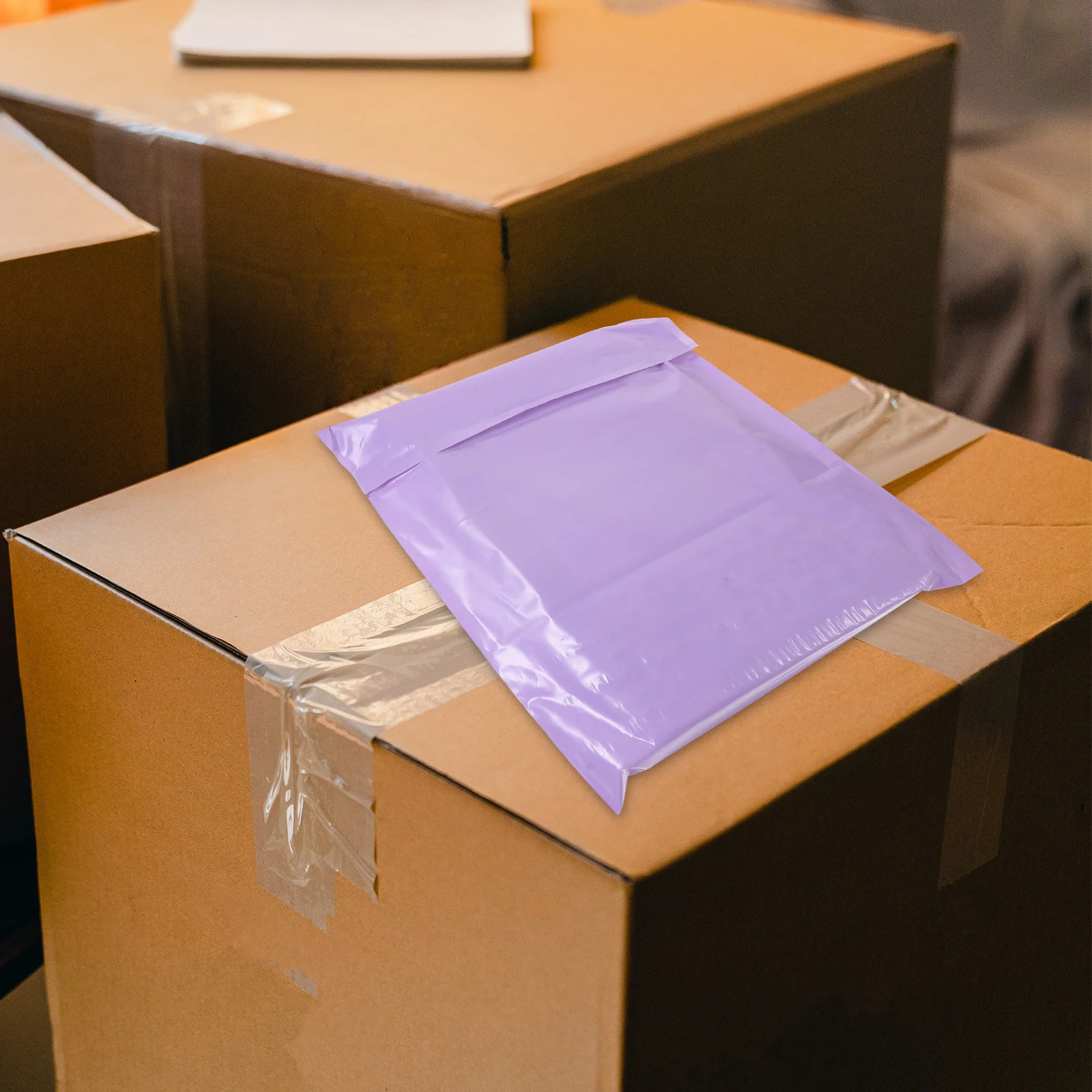 

100 Pcs Purple Envelope Mailing Bags 25x35cm Thick Sealed Shipping Envelopes For Clothing Packaging Bags Hygiene