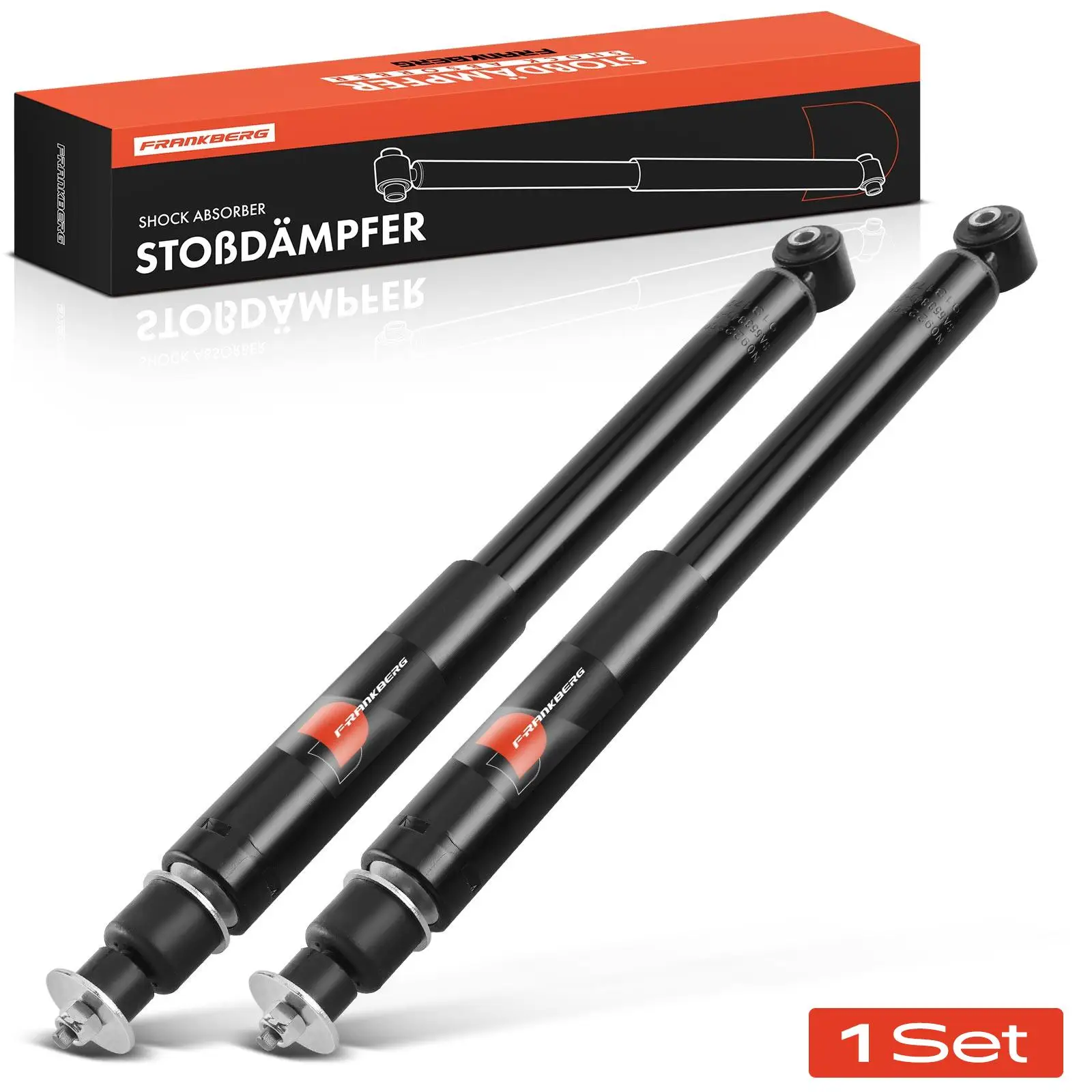 Frankberg 2x schokdemper achteras voor Mercedes-Benz A-Klasse W169 B-Klasse W245 2004-2012 553340 1693260000 43112
