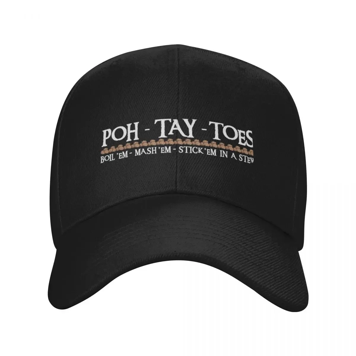 POH-TAY-TOES Baseball Cap Bobble Hat Cosplay Luxury Hat tactical cap Woman Men's