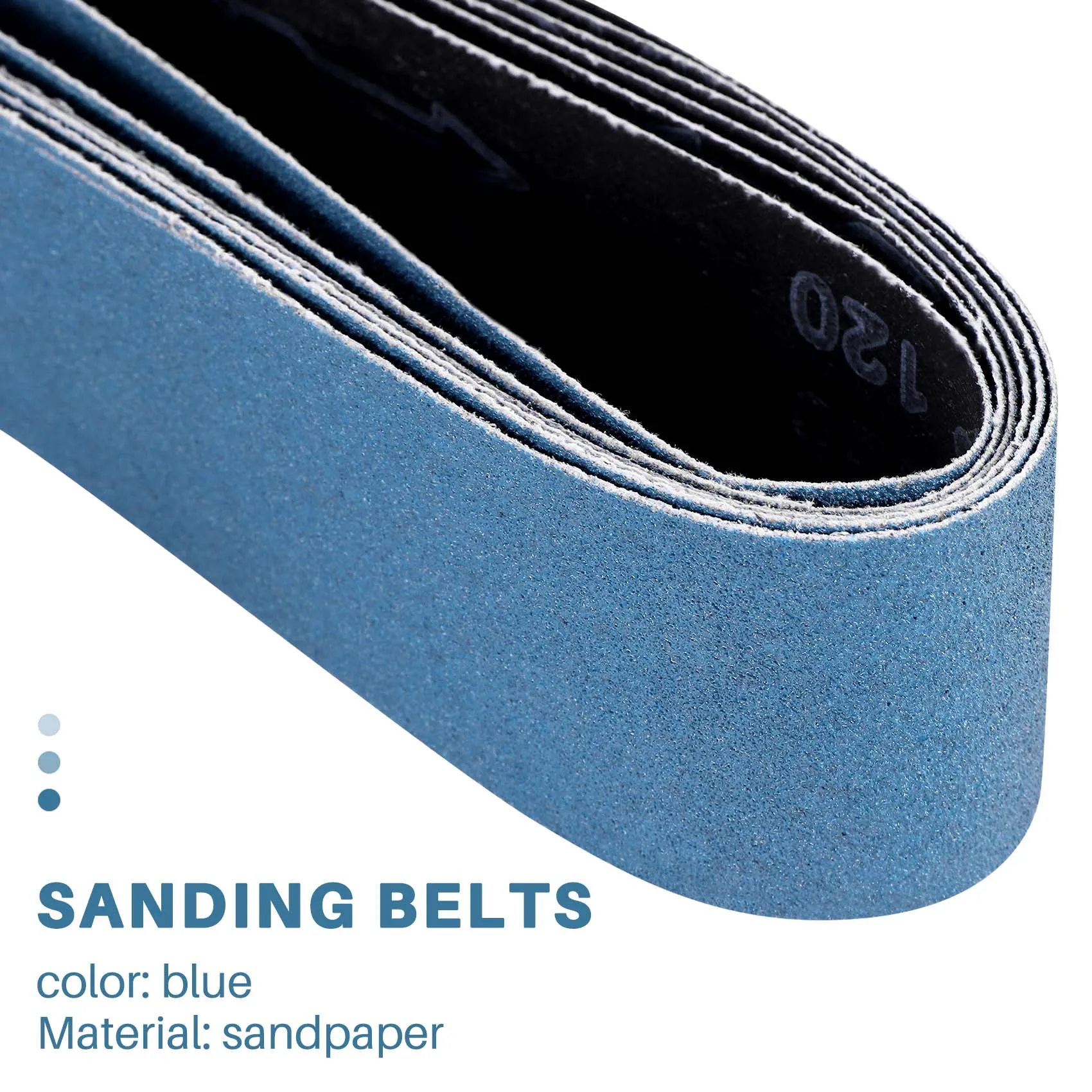 

SYW-6Pcs 2 X 72 Inch 120 Grit Zirconia Sanding Belts Metal Grinding Polishing