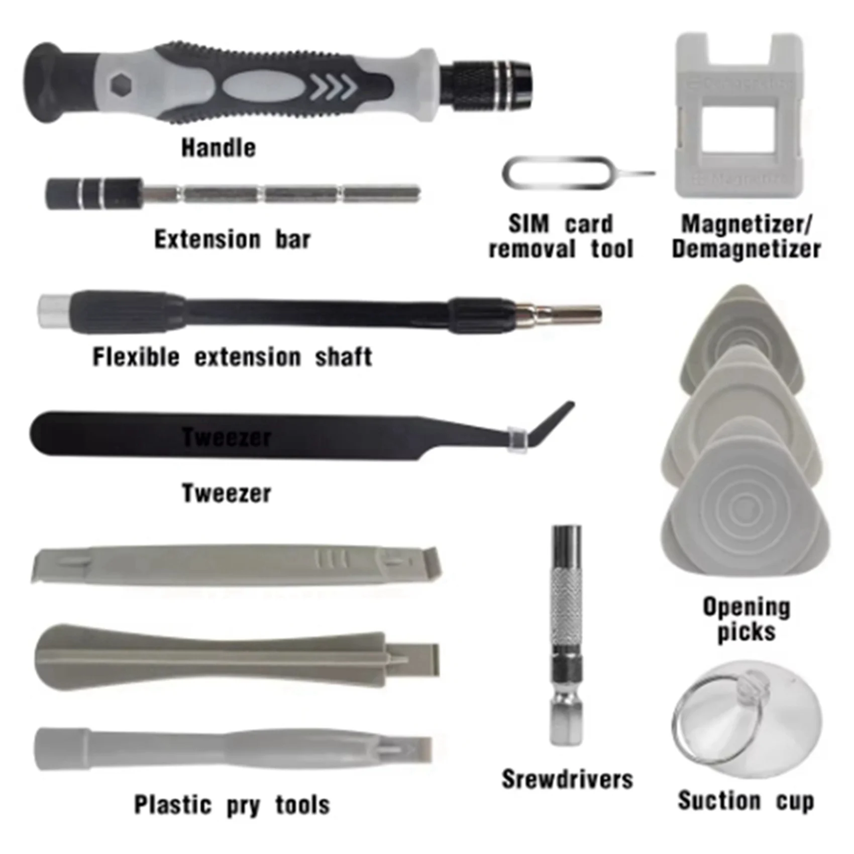 ABMI-2X 115-In-1 Precision Screwdriver Set For Electronics PC Laptop Phone Repair Professional Tools Kit,