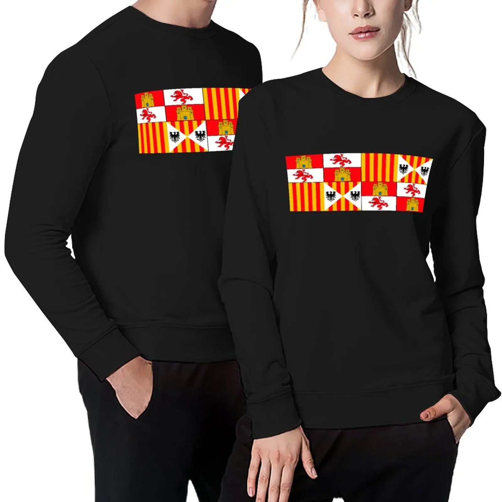 

Flag of the Kingdom of Spain from the time of the Catholic Monarchs in XV century. Pullover