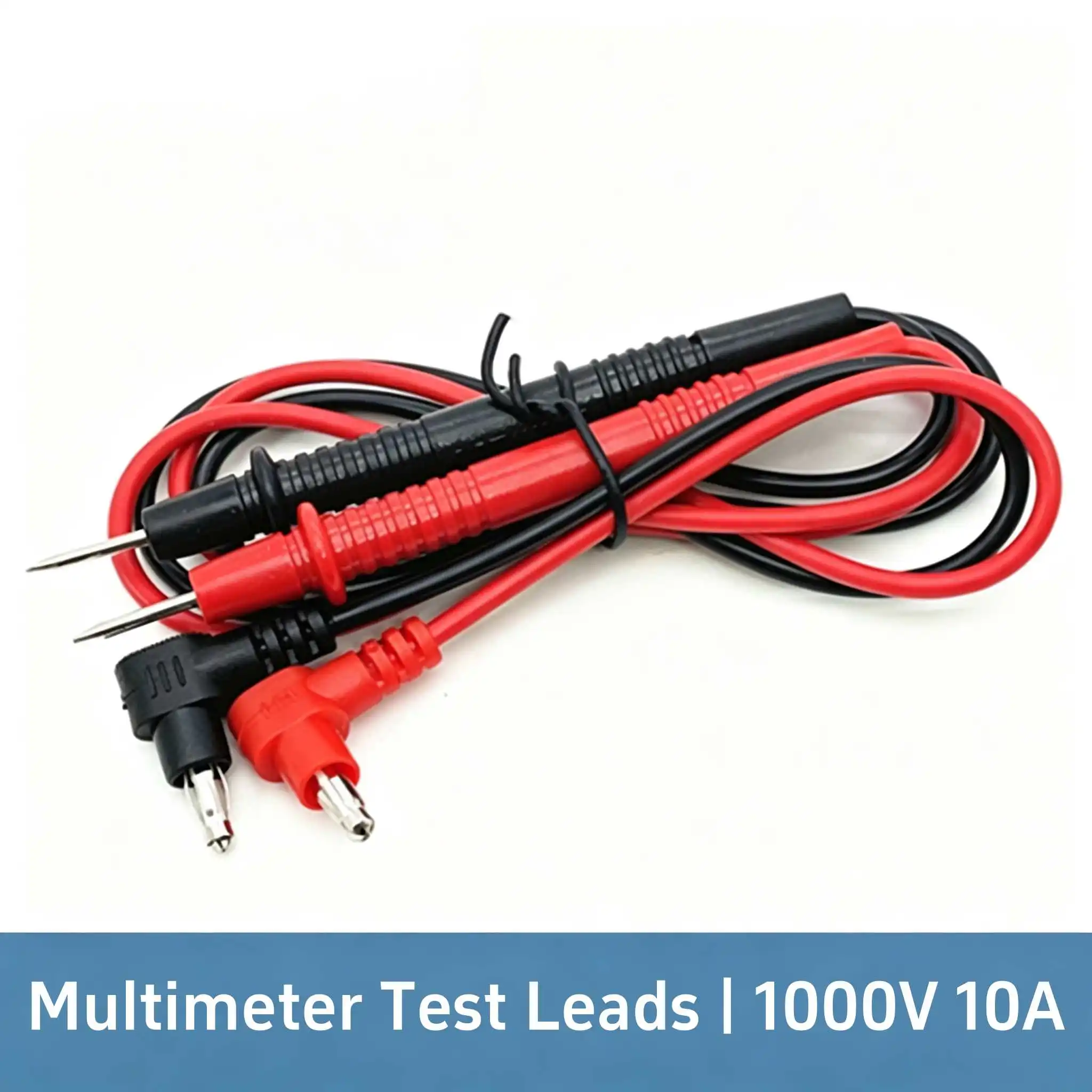 Multifunctional Test Lead Cable 70cm Clip-on Probe for Digital Multimeter 10A 1000V Voltmeter Wire Tool