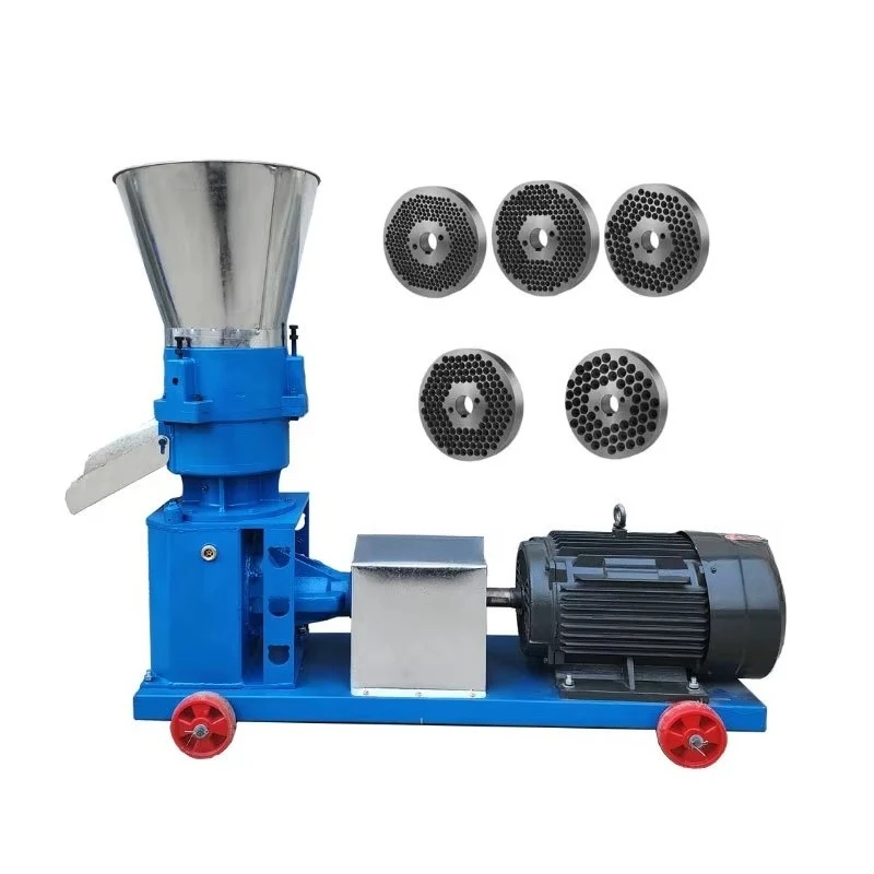 Full Automatic 200Kg/h Stainless Steel Pellet Machine with Engine Core for Dog Food Production-High Efficiency Feed Processing