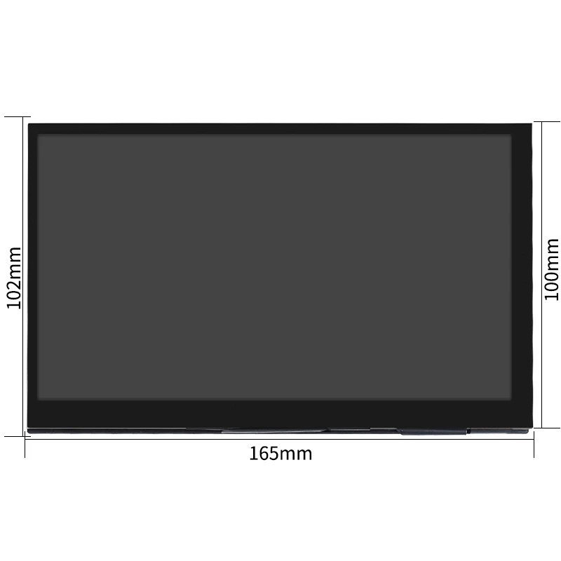 Imagem -06 - Raspberry pi Touch Screen com Suporte Ips 1024x600 Display Lcd hd para Raspberry pi Modelo b 3b Mais Jetson Nano Laptop Aida64 7