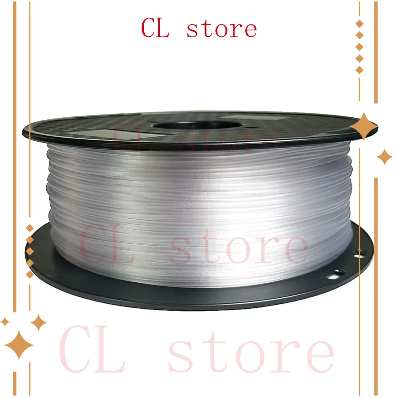 

Прозрачная нить PETG 1,75 мм, 1 кг, нить для 3D-принтера, 2,2 фунта, пластиковая проволока PETG, материал для 3D-печати, прозрачная нить PETG