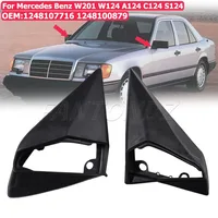 Sellos de goma para espejo retrovisor Exterior, accesorio para Mercedes W201, W124, A124, C124, S124, A1248100879, A1248107716, 2 piezas