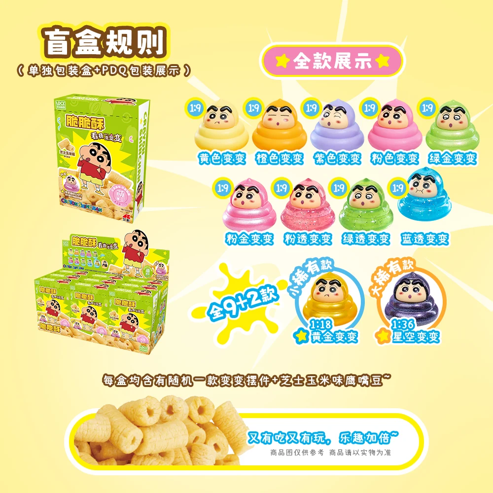 Creative Crayons Small New Blind Box Food Play Watch Me Change Change Change Adornment Office Adornment Doll Snack