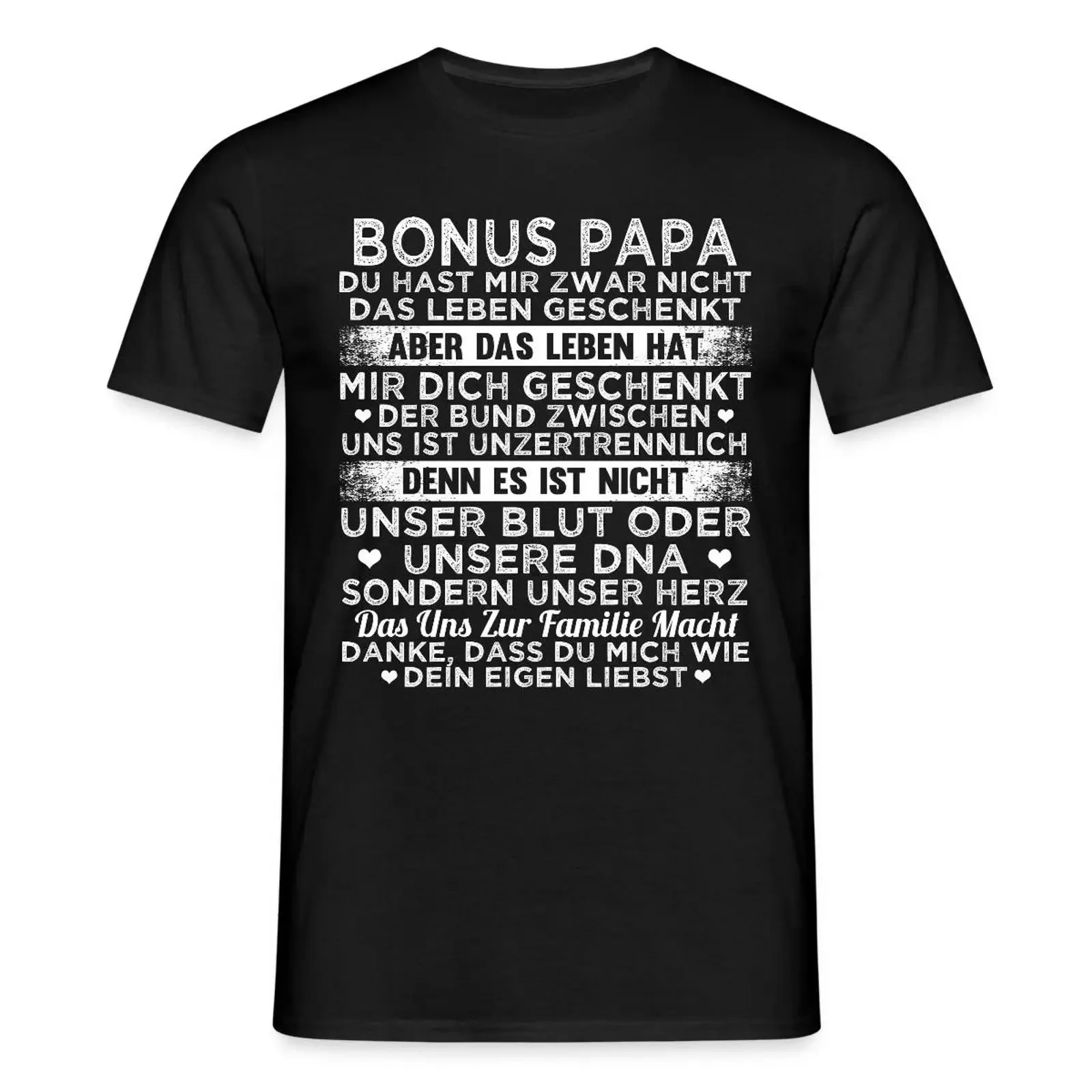 Bonus Papa Geschenk Stiefvater Vatertag Vatertagsgeschenk Männer T Shirt vintage Washed streetwear Top For Everyday Wear
