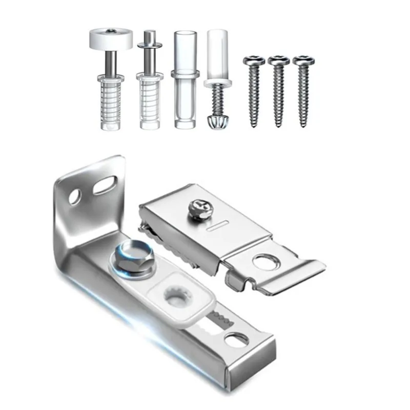 1-2pcs Bifold Sliding Closet Door Hardware Repair Kit Set for 7/8'' to 1'' Track Folding Pocket Door Replacement Parts Set
