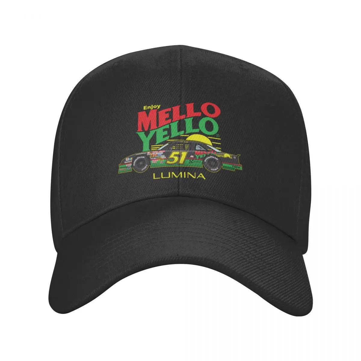 #51 Mello Yello Cole Trickle Days of Thunder Illustration Baseball Cap Kids Hat Beach Bag Women's Hats Men's