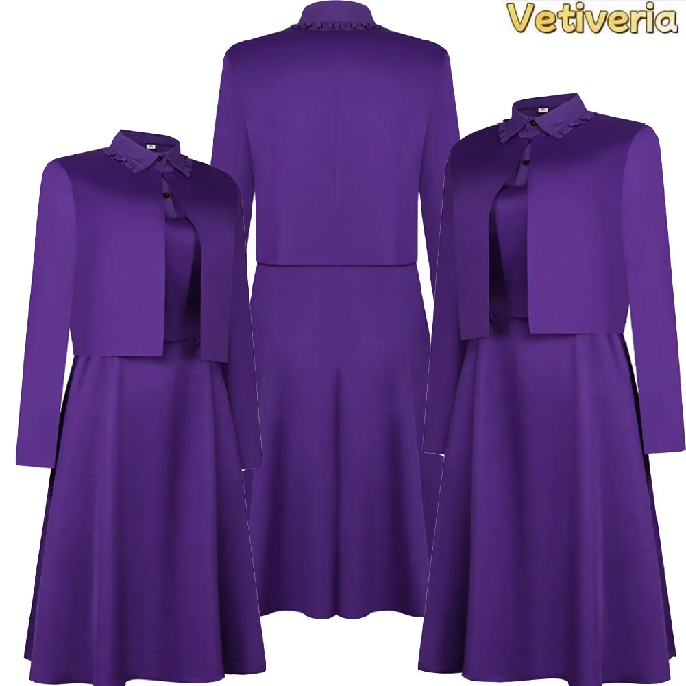 

TV Testament Agnes Cosplay Costume Dress Coat Headband Set Academy Uniform Stage Roleplay Outfit Halloween Carnival Party Suit