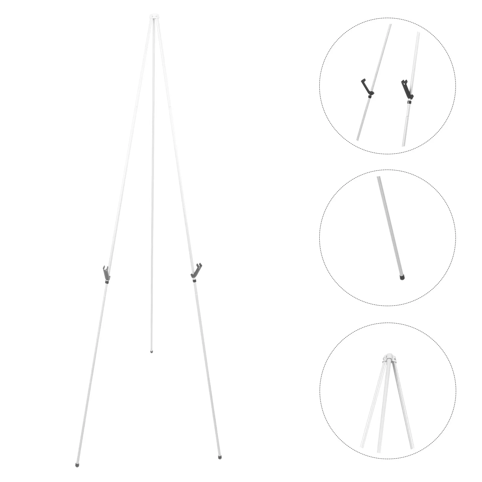 Aluminium Alloy Lightweight Foldable Easel for Outdoor Drawing Studio Classroom Painting Display Stand Easel Easels for Display