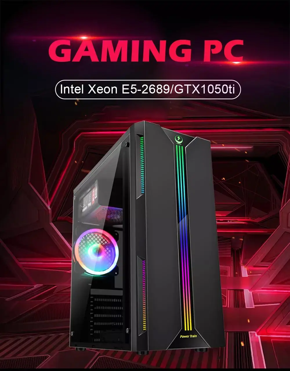 

Game Desktop Host Core I7 CPU 256G SSD Power Supply PC Gaming Desktop Computer