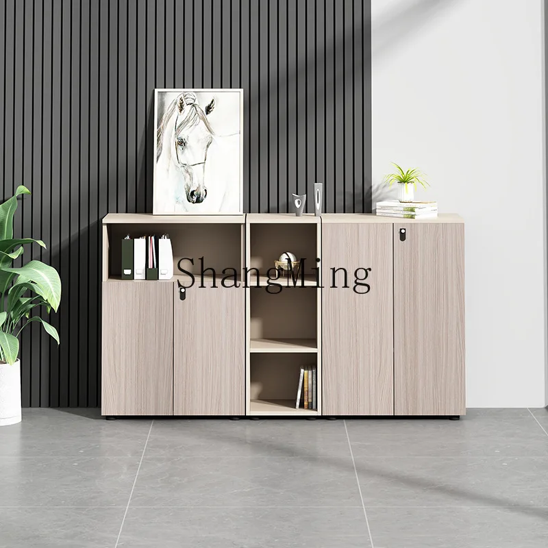 

SM Office Furniture Wooden File Cabinet Combination Board Data Archive Cabinet File Cabinet