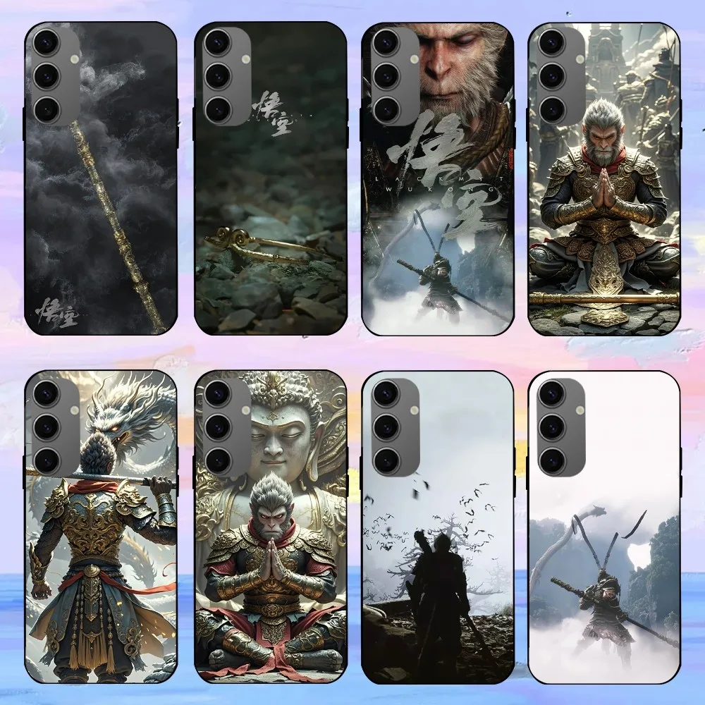 Game Black Myth W-WuKong Phone Case For Samsung Galaxy S21 S22 S23 S30 Note 10 20  Plus Lite FE ULTRA Shell