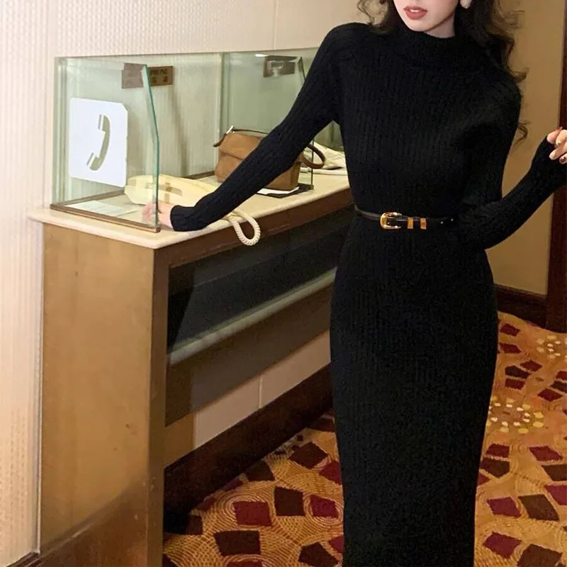 Dresses Womens Dress Clothes For Woman Satin Slip Sexy See-Through Slim-Fit Thigh-High High-Slit Clubwear Ruched Sensual Soiree