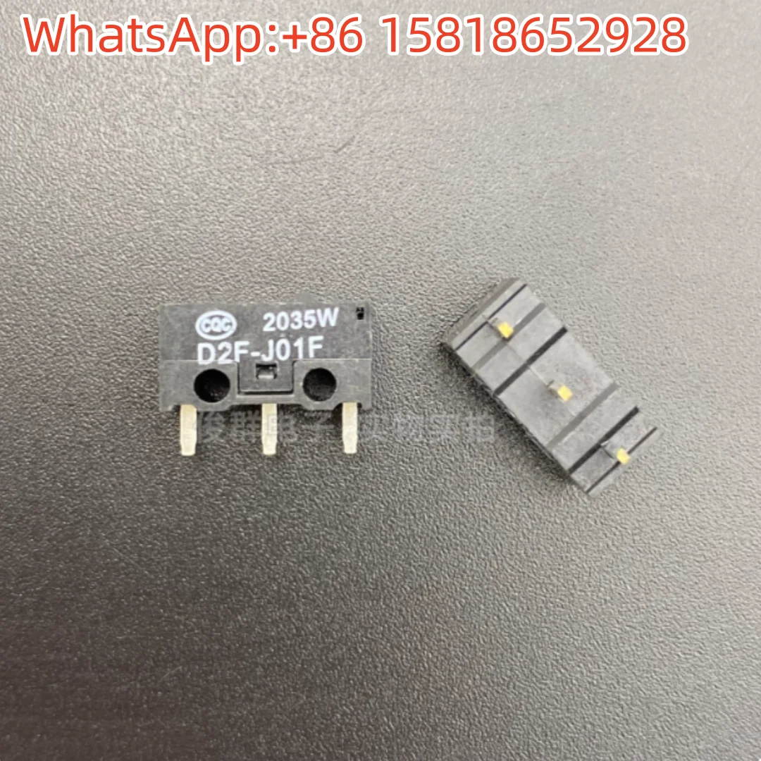 5pcs D2F-J01F QIAOH Micro Switch Tripod Travel Limit Light Contact Detection Reset Mouse Button