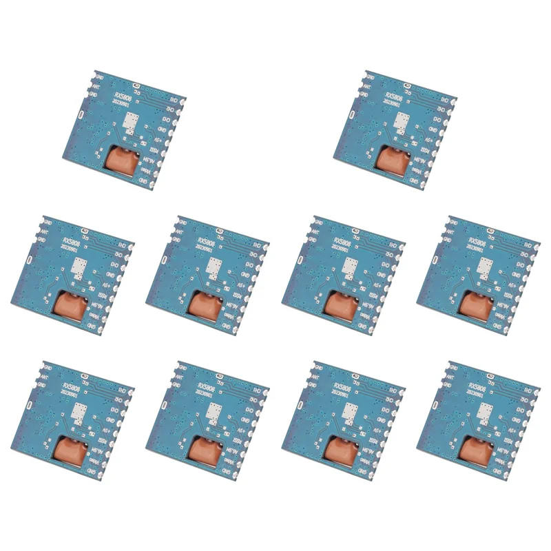 T82C Vendita Calda-10X 5.8G FPV Mini Modulo Ricevitore Audio Video Wireless RX5808 Per Il Sistema FPV RC Elicottero RC Parti