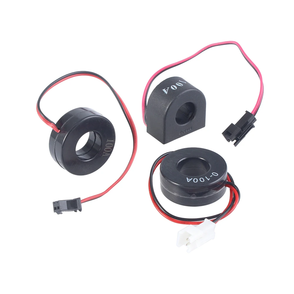 1Pc Current transformer CT for ammeter Current meter 0-100A , Inner diameter:  13mm /15mm