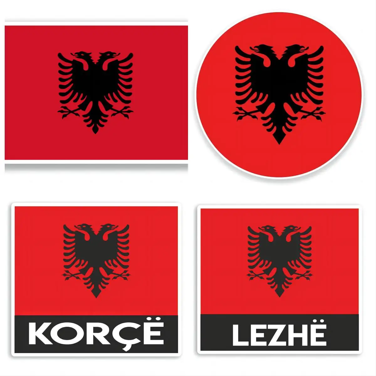 

Albania Flag Vinyl Stickers Car Laptop Motorcycle Helmet Wall Racing Rally Decoration Decal