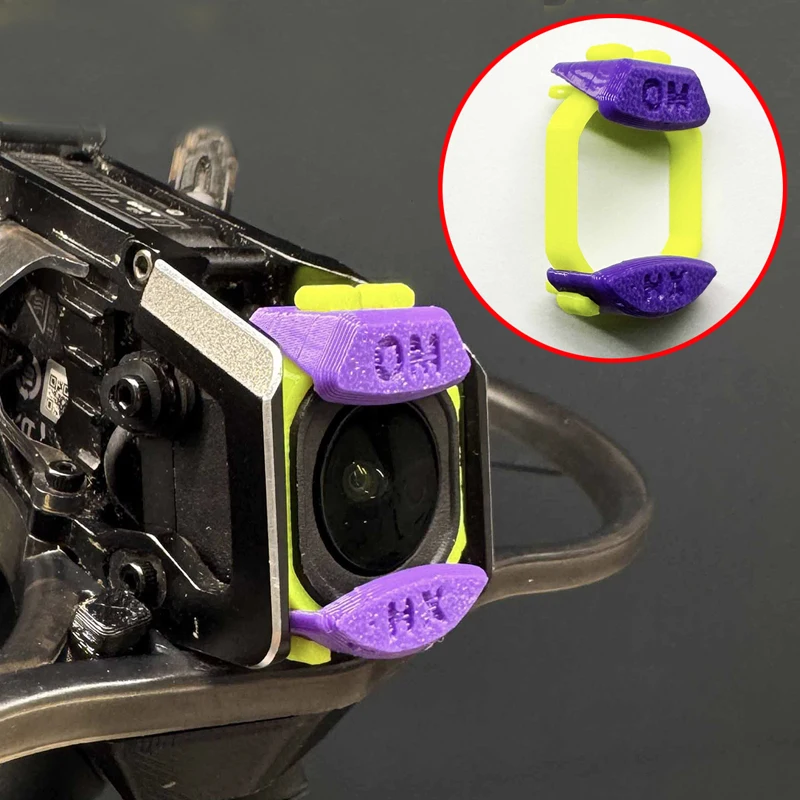 1PCS Video Transmission Lens Protection Frame 3D Printed Filter Anti-lost Buckle Multicolored Modified Parts For DJI O4 Air Unit
