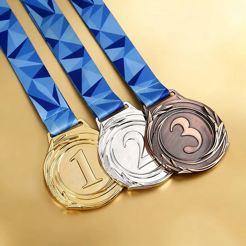 10Pcs Winner Zinc Alloy Medals Golden Silver Bronze Award 1st 2nd 3rd Prizes for Various Competitions Activities Honor Awards