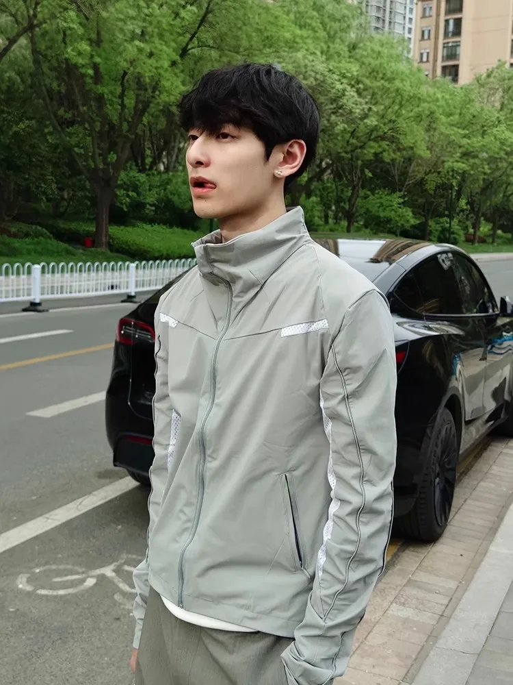 

Cleanfit Slim Fit солнцезащитная одежда для мужчин, летняя дышащая одежда Thin Me для езды на велосипеде на открытом воздухе, спортивная одежда для фитнеса, oulder