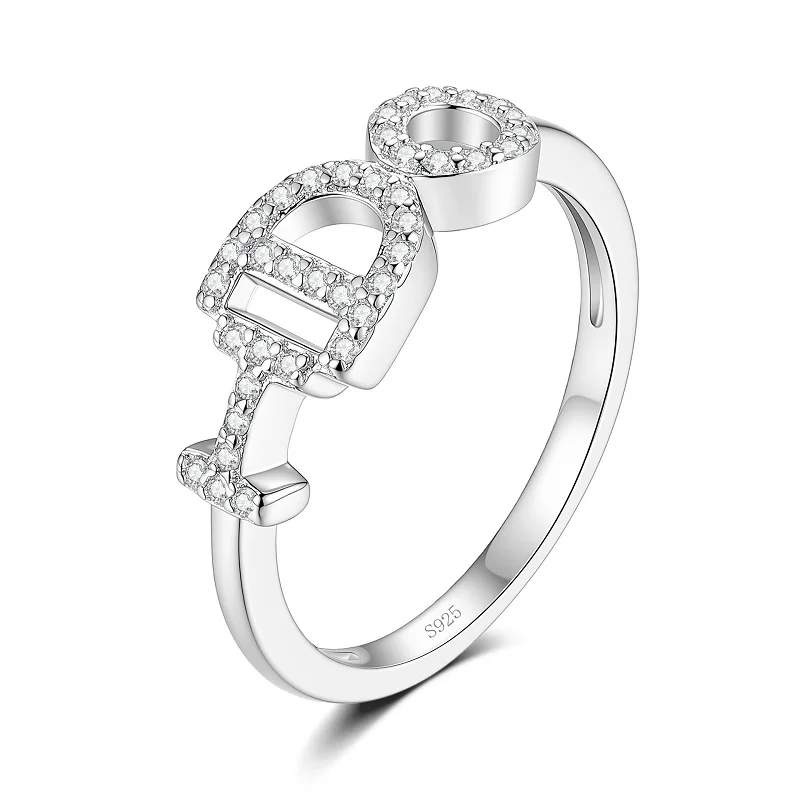 Apaison Sparkling VVS1 D Color Full Moissanite Rings for Women - Wedding Engagement Anniversary 925 Sterling Silver Ring Jewelry