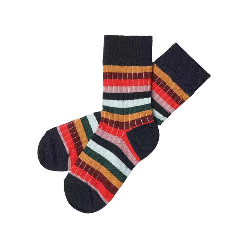РАСПРОДАЖА, осенние носки для маленьких девочек 2025 года, полосатые носки для мальчиков, носки с мультяшным принтом, детская одежда для маленьких мальчиков, носки для маленьких девочек, детские носки